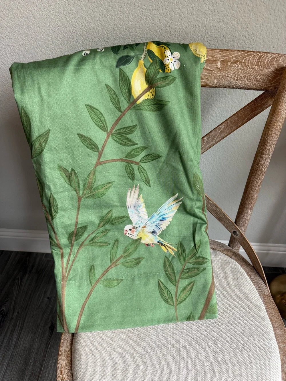 Anthropologie Wynnie Cotton Printed Curtain